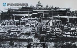 Foto Proyek Pemugaran Candi Borobudur Bulan november 1976