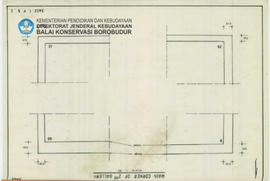 Denah Main Corner Candi Borobudur