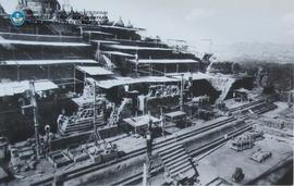 Foto Proyek Pemugaran Candi Borobudur Bulan September 1976