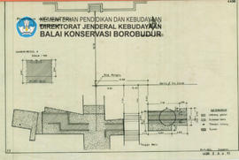 Gambar Site Penyelidikan Muka tangga Timur Candi Borobudur