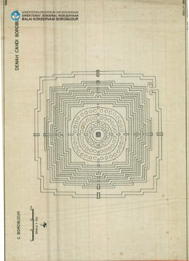 Denah C Borobudur Candi Borobudur