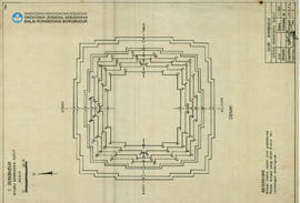 Gambar Denah Situasi Kemiringan Sudut Candi Borobudur