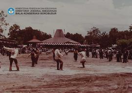 Peresmian Pemugaran Candi Borobudur oleh Presiden RI.