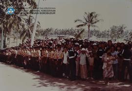 Peresmian Pemugaran Candi Borobudur oleh Presiden RI.