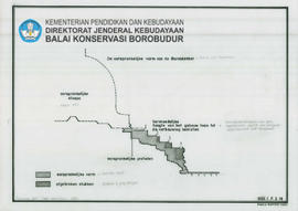 Potongan 'De oorsponkelijke vorm van Boroboedoer' Candi Borobudur