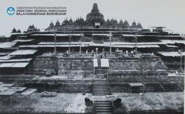 Foto Proyek Pemugaran Candi Borobudur Bulan April 1977