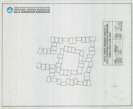 Denah Denah Candi Bata, Candi Borobudur