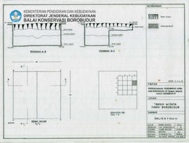 Gambar Potongan Galian F.35(B-4), Candi Borobudur