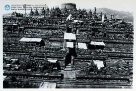 Foto Pemugaran Candi Borobudur Juli 1978