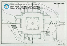 Gambar Site Peta Lokasi Penelitian Erosi Tanah, Candi Borobudur