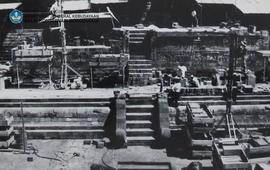 Foto Proyek Pemugaran Candi Borobudur Bulan Oktober 1976