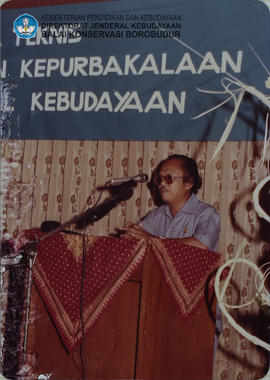 Diklat Konservasi dan Pemugaran Thn 1981 - 1982. Upacara Pembukaan - Direktur DP3SP