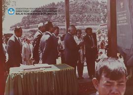 Peresmian Pemugaran Candi Borobudur oleh Presiden RI.