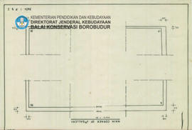 Denah Main Corner Candi Borobudur