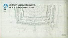 Potongan/Irisan Ground Plan IGN Candi Borobudur