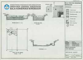 Gambar Penampang Kotak Galian H.8(B-3), Candi Borobudur