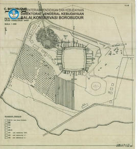 Situasi Keletakan situasi penyelidikan tanah Candi Borobudur