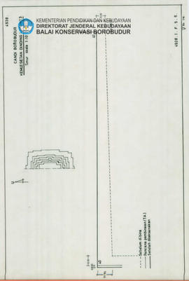 Denah Gambar Kemelesetan Dinding Candi Borobudur