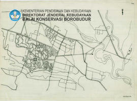 Gambar Site Peta Situasi Candi Borobudur Taman Wisata Candi Borobudur, Candi Borobudur & Pram...