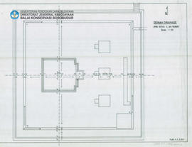 Denah Denah Drainase Lingkungan Situs C. Gn. Wukir, Candi Gunung Wukir