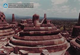 Stupa yang runtuh. Tanggal: 21-1-1985. Lokasi:Stupa tingkat III no.3