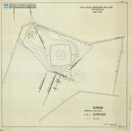 Gambar Site Peta Situasi Pengukuran Geolistik Borobudur Candi Borobudur