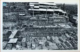 Foto Pemugaran Candi Borobudur Nopember 1977