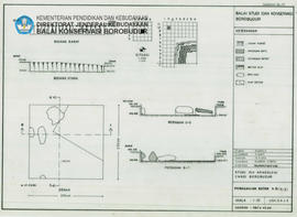 Gambar Penampang Penggalian Kotak H.10(C-3), Candi Borobudur