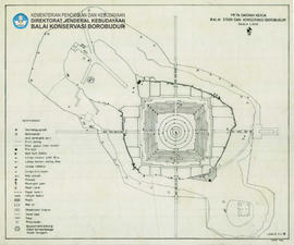 Situasi Peta Situasi daerah kerja BalaiStudi dan Konservasi Borobudur, Candi Borobudur