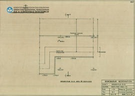 Irisan Ground Plan B - B South Face Candi Borobudur