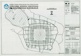 Gambar Site Pola Drainasi di Candi Borobudur, Candi Borobudur