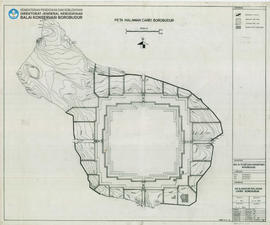 Gambar Site Peta Kontur Halaman Candi Borobudur