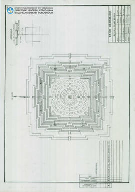 Denah Situasi Pengeboran Candi Borobudur