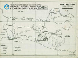Gambar Peta Peta Candi-candi di Jawa Tengah