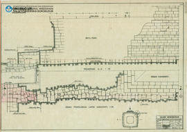 Potongan/Irisan Lantai pada bagian Kamadhatu Candi Borobudur