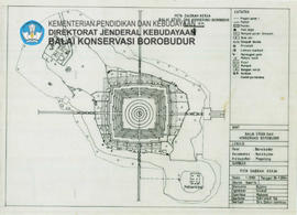 Gambar Site Peta Daerah Kerja Balai Studi dan Konservasi Borobudur Candi Borobudur