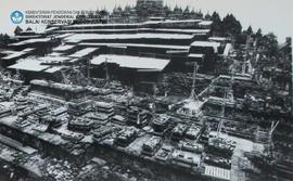 Foto Proyek Pemugaran Candi Borobudur Bulan januari 1977