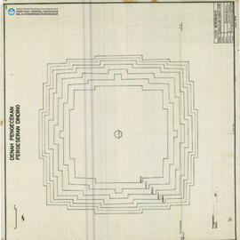 Denah Pengecekan Pergeseran Dinding Candi Borobudur