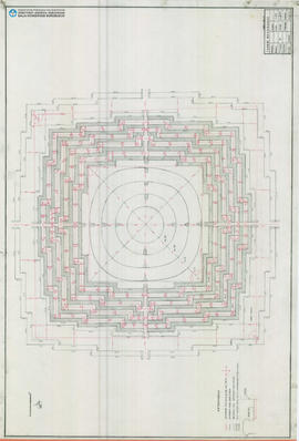 Gambar Denah Candi Borobudur