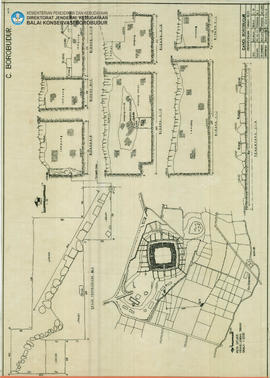 Denah dan Potongan Gambar Galian Penyelidikan Candi Borobudur 32.2