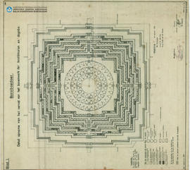 Gambar Denah Detail opname van het verval van het bovenwerk der hoofdmuren en dagobs Candi Borobudur