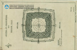 Denah Location of Inclinomeer Candi Borobudur