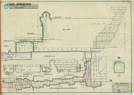 Potongan/Irisan Lantai pada bagian Kamadhatu Candi Borobudur