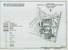 Site Peta Situasi Kantor Balai Konservasi Peninggalan Borobudur, Candi Borobudur