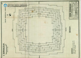 Gambar Denah Kemiringan Candi Borobudur