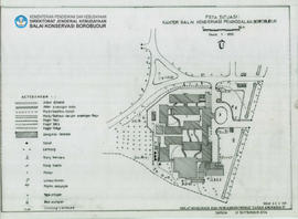 Site Peta Situasi Kantor Balai Konservasi Peninggalan Borobudur, Candi Borobudur