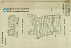 Penampang Dinding Lorong 1 Sisi Barat