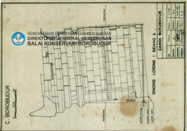 Penampang Dinding Lorong 1 Sisi Timur