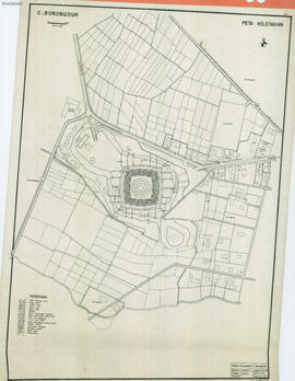 Situasi Keletakan proyek pemugaran Candi Borobudur
