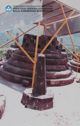 Susunan sementara Yasti- Stupa tingkat III no. 3. 23-1-1985